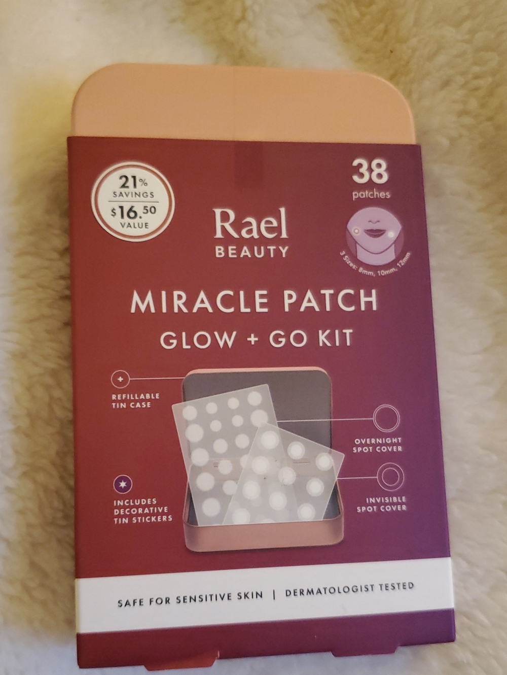 NWT Rael Beauty Miracle Patch Glow + Go Kit - 38 Patches